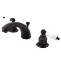 Kingston Brass KB945B Mini-Widespread Bathroom Faucet, Oil Rubbed Bronze KB945B